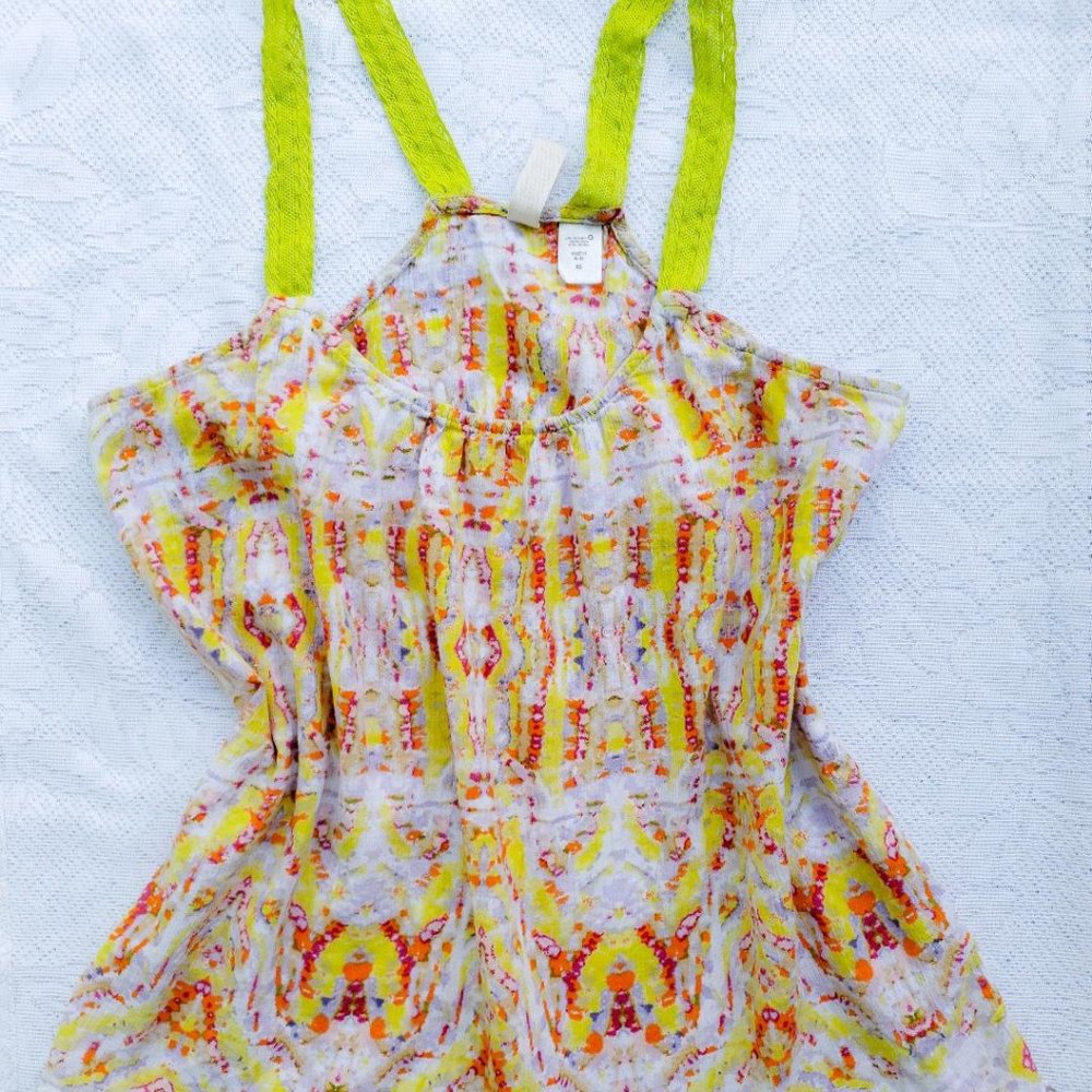 💥4/$15 women's patterned spaghetti strap top